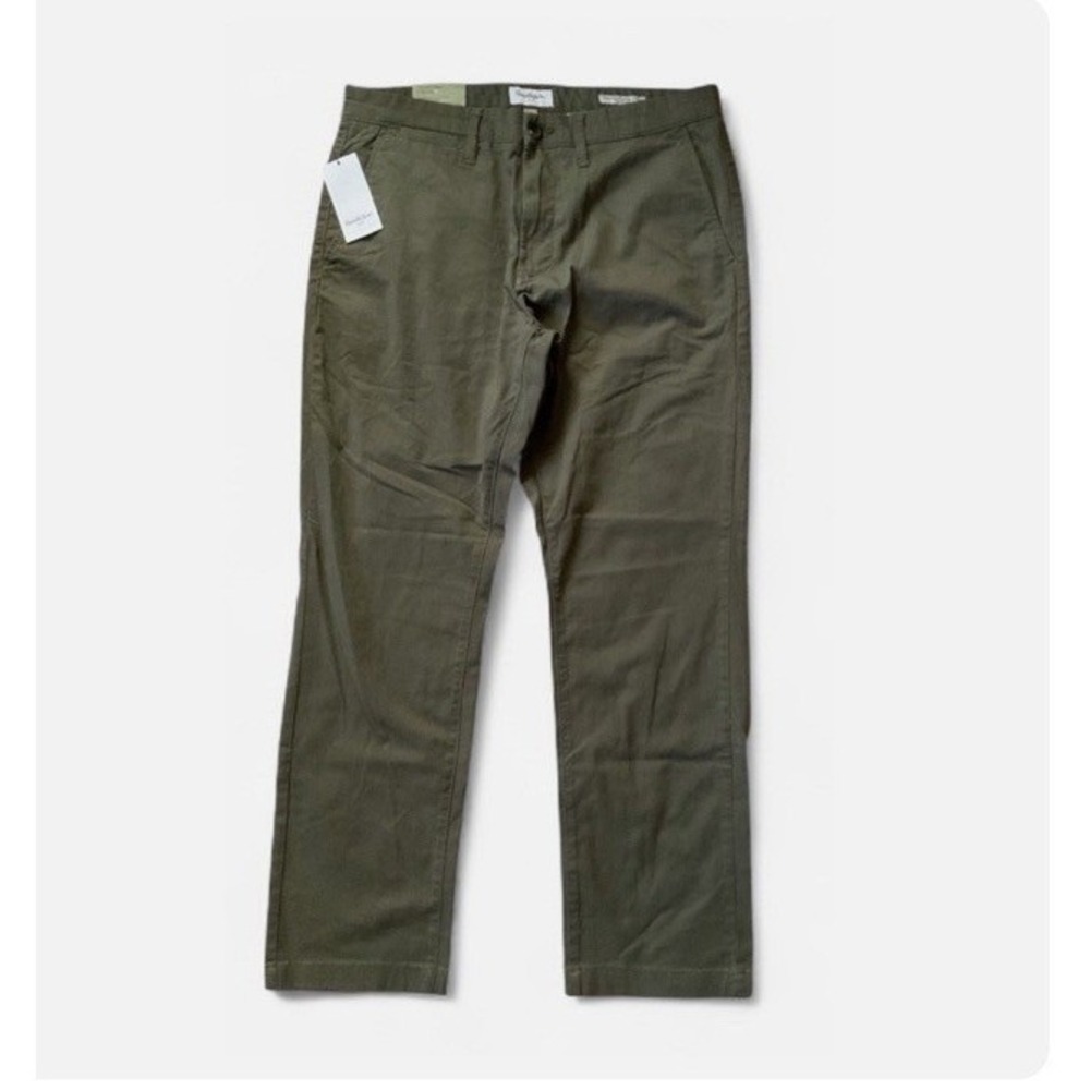 NWT Goodfellow Men's The Every Wear Slim Chino Green 38x30